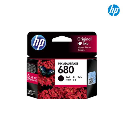 ตลับหมึกอิงค์เจ็ท HP Original Ink Cartridge HP680 Black, 680Ink